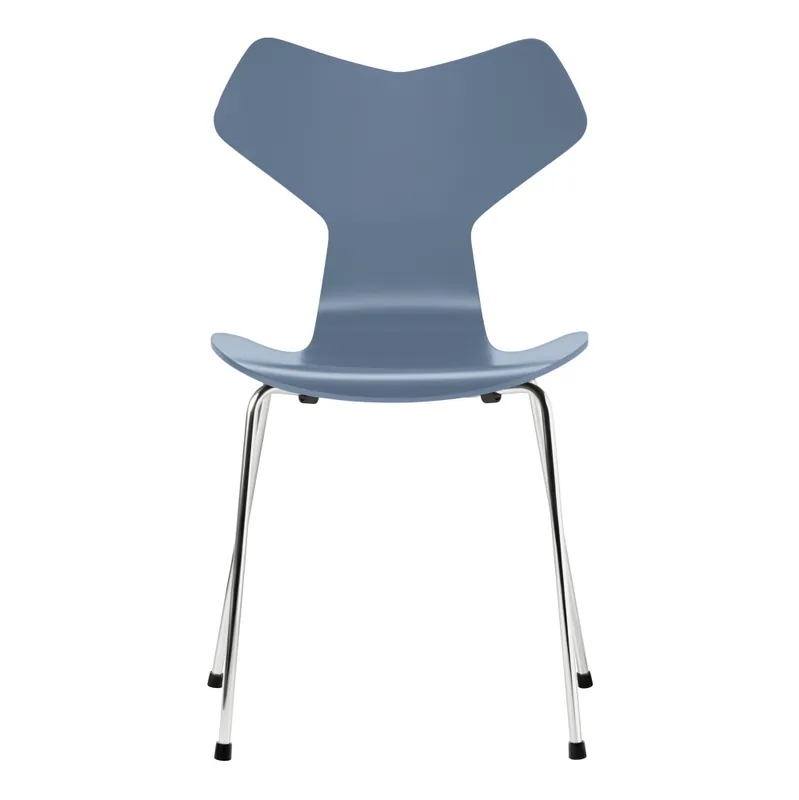 Sprawdź teraz Krzesło Grand Prix 3130 Fornir Lakierowany Zgaszony Błękit Fritz Hansen