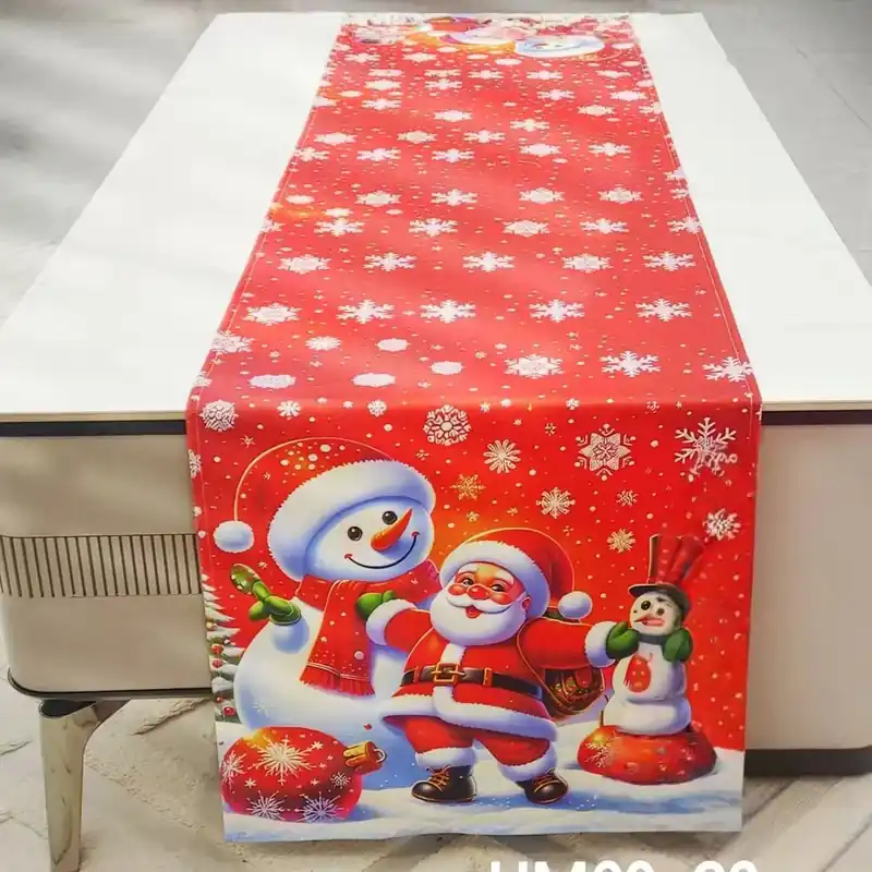 Świąteczne Bieżniki Stołowe 60x120cm Czerwone Kup online