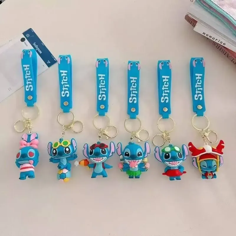 Breloki do kluczy Stitch Lilo & Stitch 6 wzorów Hit sprzedaży