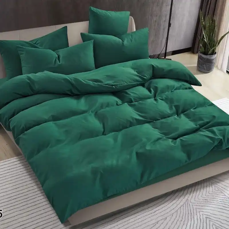 Zestaw pościeli 160/200 cm emerald zielony Sprawdź teraz