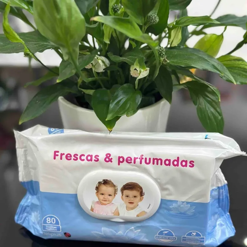 Wysoka jakość Chusteczki Nawilżane dla Dzieci Fresescas & Perfumadas 80 szt