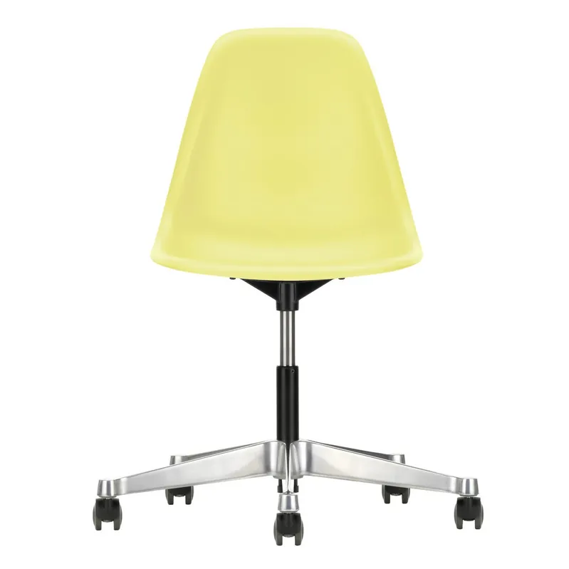Krzesło Biurowe Eames Plastic Pscc Żółte Vitra Łatwy zwrot