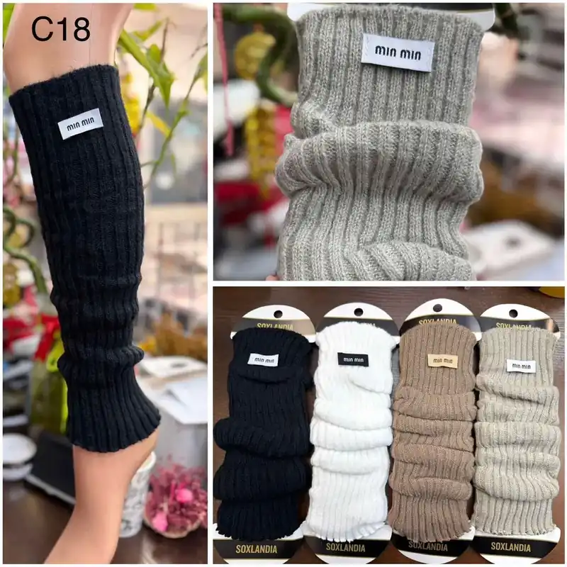 Skarpetki Damskie Legwarmers Min Min C18, 4 kolory Oferta
