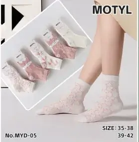 Popularny Skarpetki Damskie Motylkowe rozmiar 35-38 i