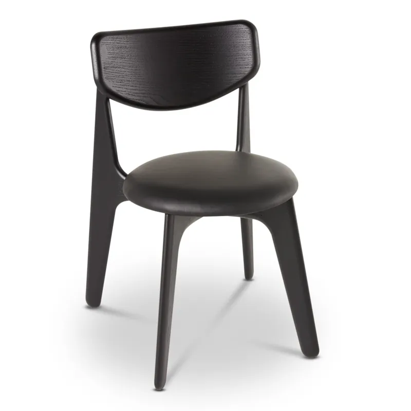 Krzesło Slab Czarne, Skórzane Siedzisko Tom Dixon Wyjątkowa oferta