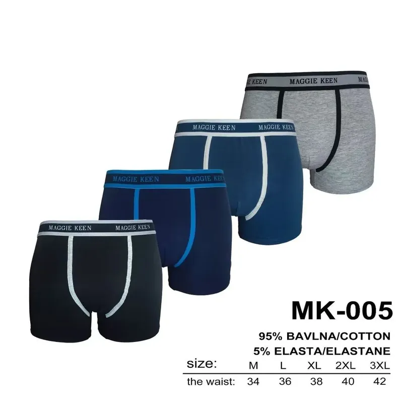 Premium Boserki męskie Maggie Keen MK-005 95% bawełna M-L-XL-2XL-3XL