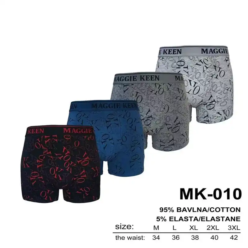 Tylko do końca tygodnia Boserki męskie Maggie Keen MK-010 95% bawełna S-XXL