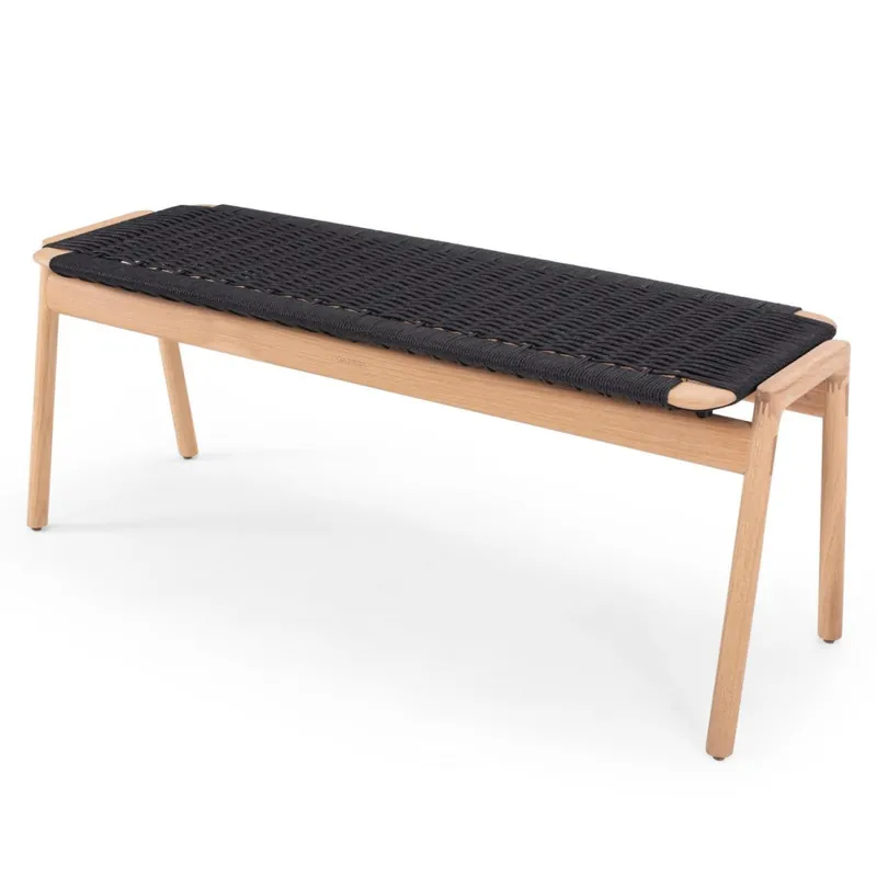 Ławka Dębowa Klupa 120 Cm Czarny Paper Cord Gazzda Oferta