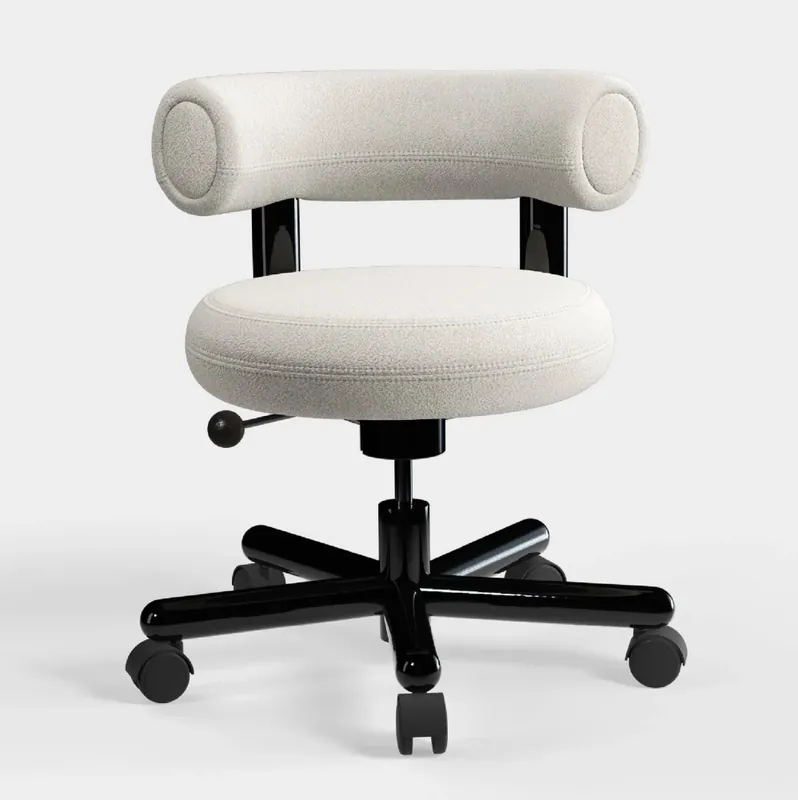 Oferta Fotel Biurowy Fat Ivory Boucle Tom Dixon