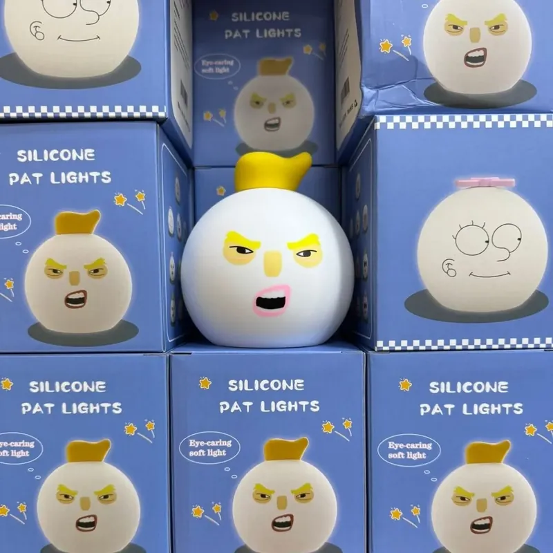 Lampka nocna silikonowa Pat Lights z oczami Hit cenowy