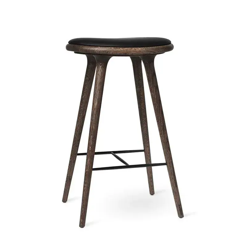 Popularny Stołek Dębowy Dark Stained 74 Cm Mater