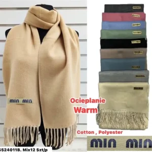 Szaliki damskie ocieplone Warm Mix 12 szt Kup teraz