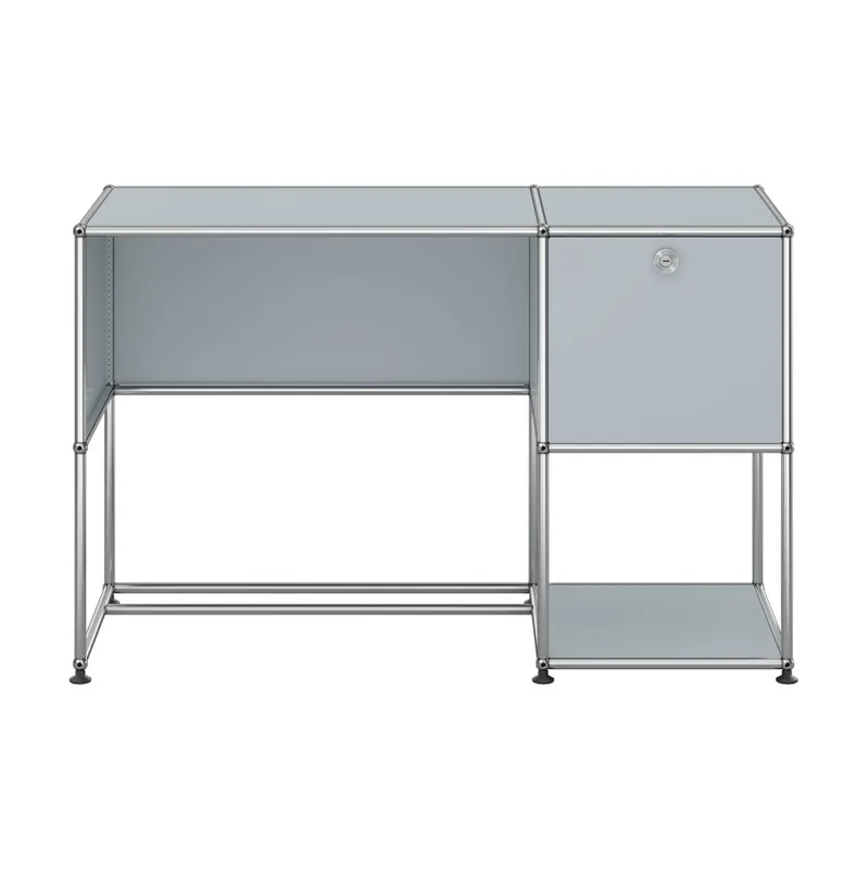 Biurko B21 Haller Srebrne Matowe Usm Oferta