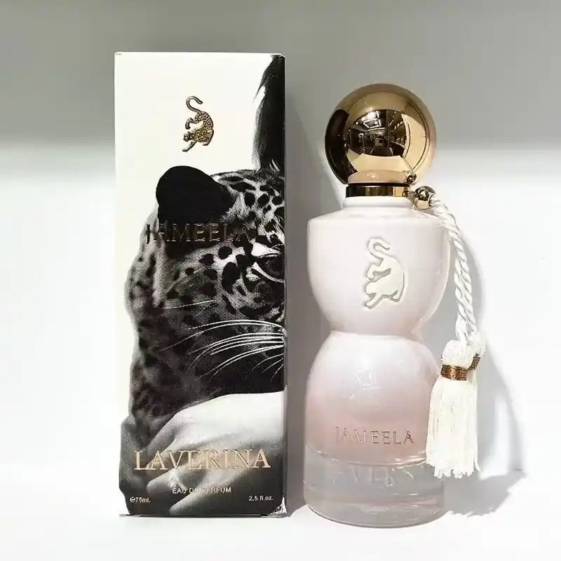 Szybka wysyłka Perfumy Jameela Laverina 75ml Biała Butelka Złoty Korek