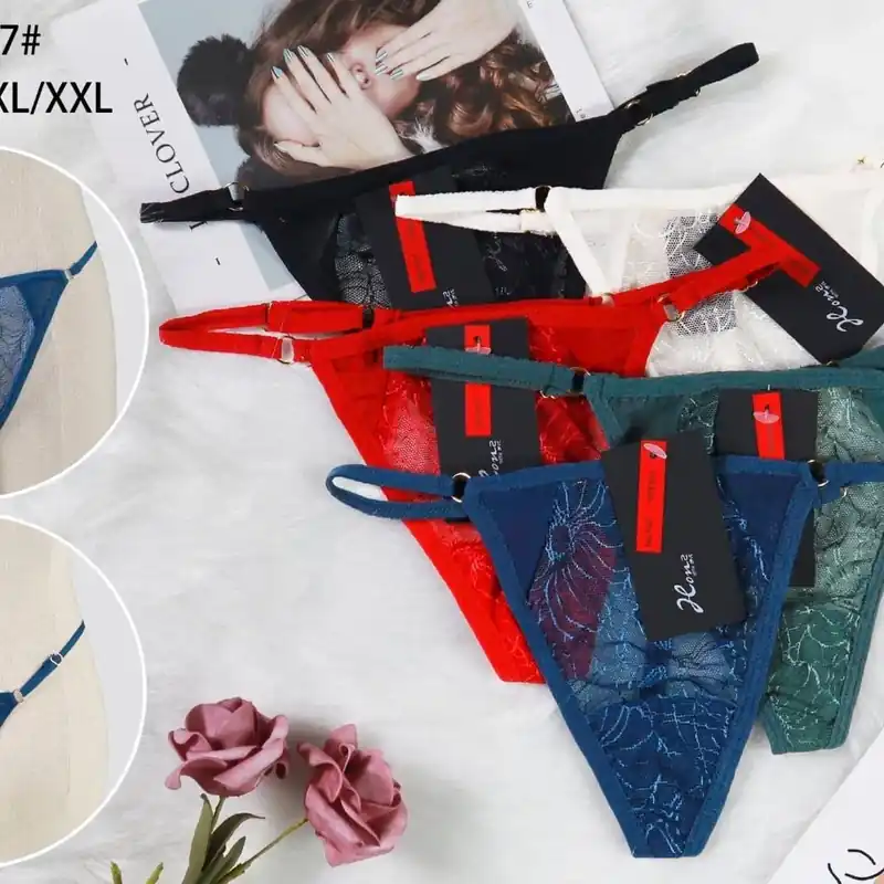 Majtki damskie stringi Y027 rozmiar XL-XXL Rabat