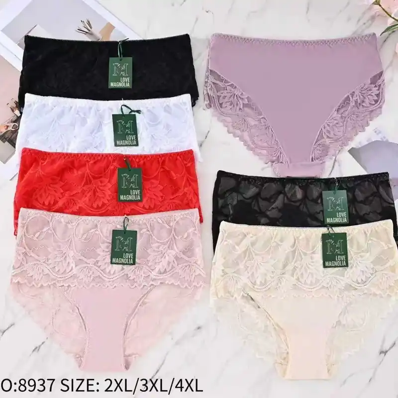 Majtki damskie koronkowe NO-8937 2XL/3XL/4XL Do wyczerpania zapasów