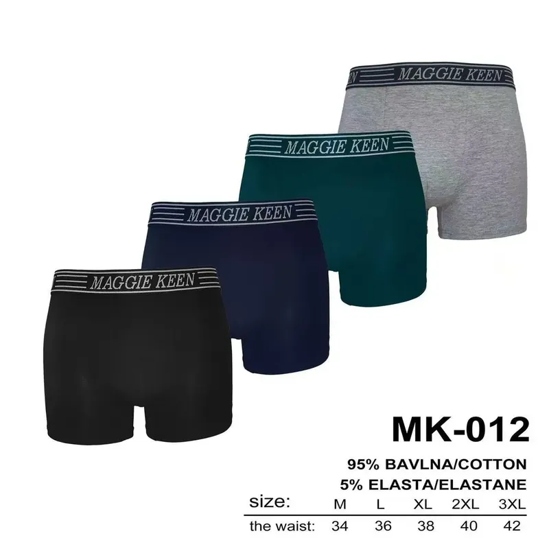 Bokserki męskie Maggie Keen MK-012 M-3XL 4szt/pak Szybka wysyłka