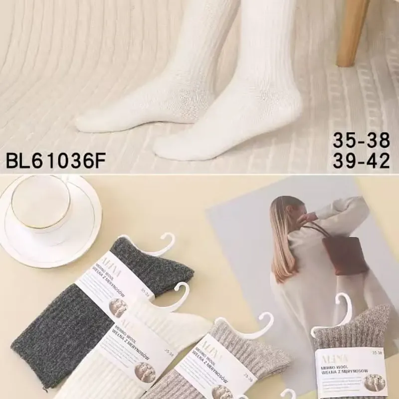 Skarpetki damskie Alina fashion socks 35-38/39-42 Hit sprzedaży
