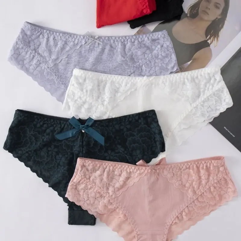 Majtki damskie Finella koronkowe S/M/L, 5 kolorów Wysoka jakość