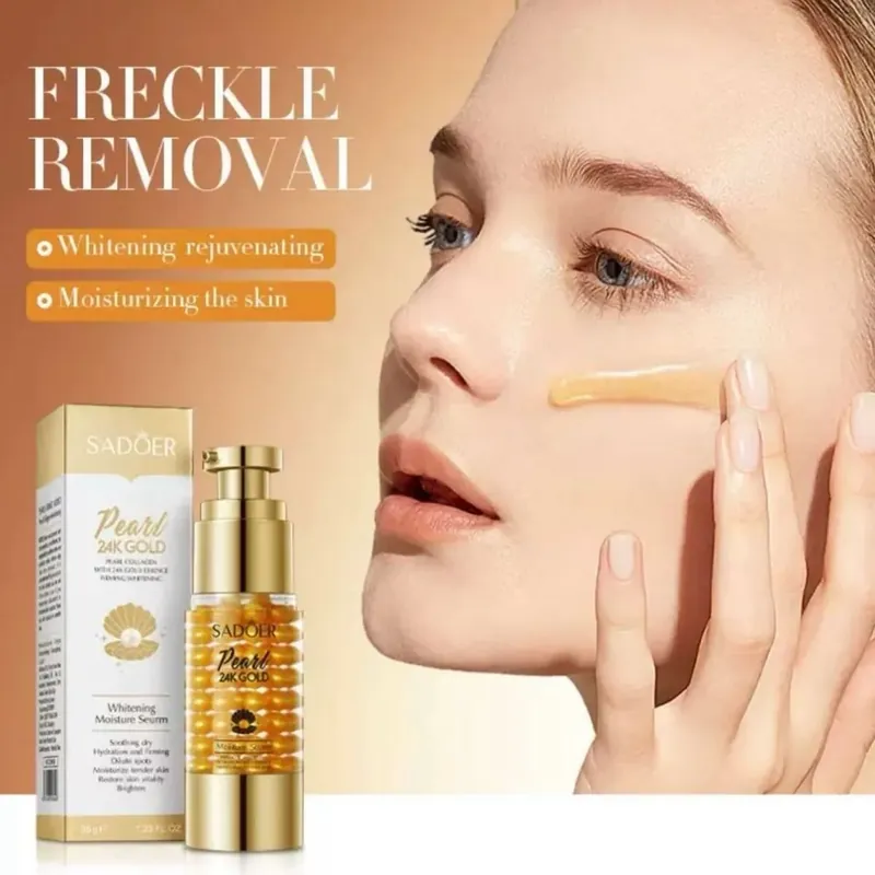 Sprawdź teraz Serum do twarzy SADOER Pearl Gold 30ml Freckle Removal