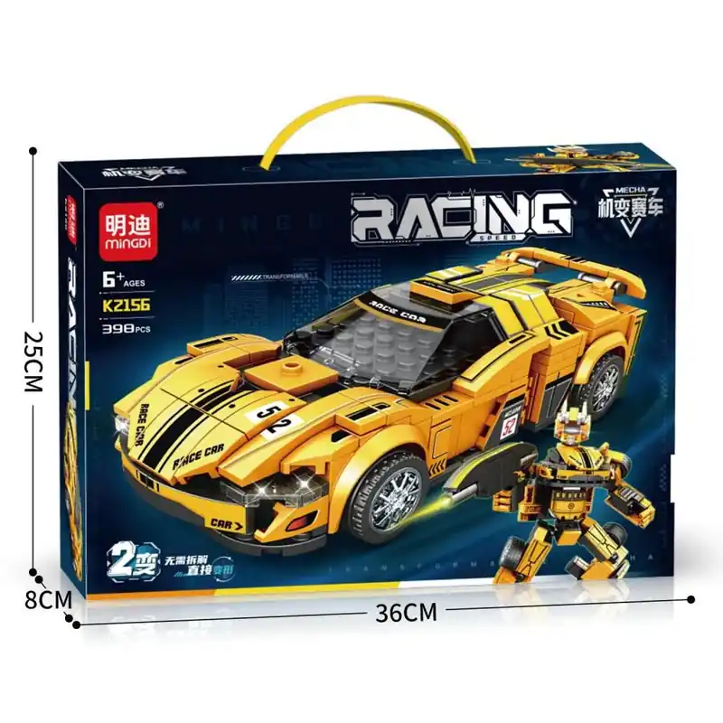 Klocki konstrukcyjne Auto Racing 398 el. 25x36 cm Wybór klientów