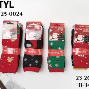 Najlepsza cena Skarpetki świąteczne dla dzieci Motyly NO:Z25-0024