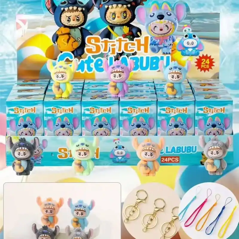 Oferta czasowa Brelok Stitch Labubu z figurką kolekcjonerską
