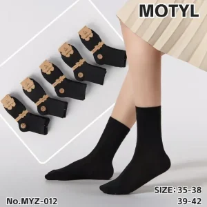 Tylko do końca tygodnia Motylki Skarpetki Czarne rozmiar 35-38 MYZ-012