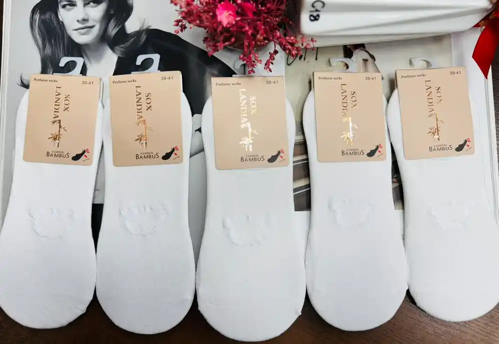 Skarpetki Bambusowe Perfume Socks Białe 39-41 Ostatnia szansa