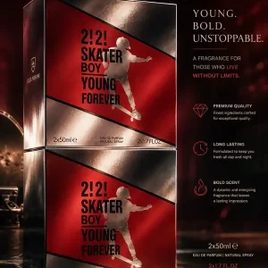 Luca Perfume 2!2! Skater Boy Young Forever 2x50ml Premium