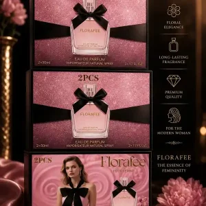 Florafeee Eau de Parfum Zestaw 2x50ml Różowy Floral Premium