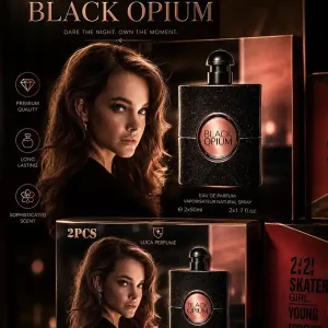 Dostępne od ręki Zestaw 2x50ml Black Opium Eau de Parfum Luca Perfume