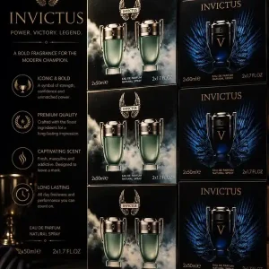Rabat Zestaw Paco Rabanne Invictus 2x50ml EDP Natural Spray