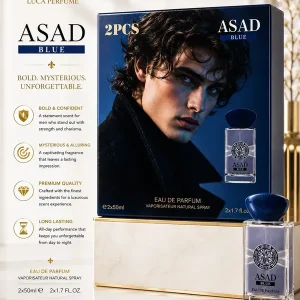 Luca Perfume Asad Blue Eau de Parfum Zestaw 2x50ml Wybór klientów