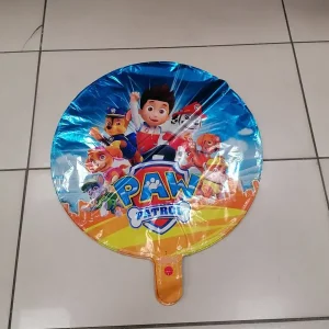 Cena promocyjna Balon foliowy Paw Patrol okrągły niebiesko-pomarańczowy