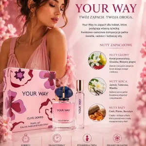 Darmowy zwrot Clive Dorris Your Way damskie perfumy Travel Set 50+20ml