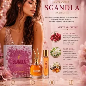 Nowy Clive Dorris Sgnadla Pour Femme Zestaw Perfum 50+20ml
