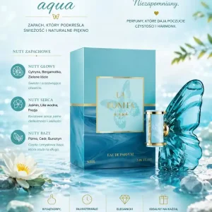 Niska cena La Bonita Aqua Eau de Parfum 90ml świeży cytrusowo-kwiatowy