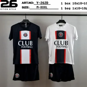 Komplet Piłkarski T226 Club Football Czarny/Biały M-XXXL Sprawdź teraz