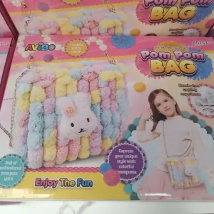 Niska cena Zestaw kreatywny Avibobo Pom Pom Bag Ages 6+