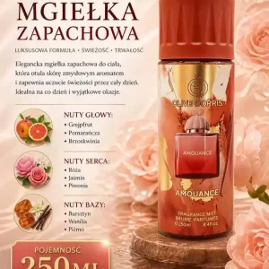 Hit sprzedaży Mgiełka zapachowa Clive Dorris Amouance 250ml