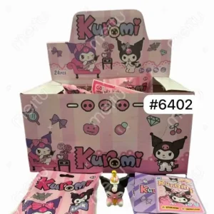 Darmowa dostawa Saszetki Kuromi Sanrio Różowe 24 szt #6402