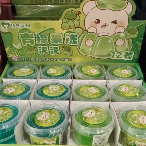 Zabawka Slime Zielony Winogronowy Youqi 12 szt Premium