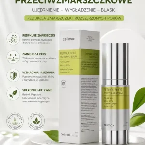 Celimax Retinol Shot Serum Ujędrniające 30ml Anti-Aging Ostatnie sztuki