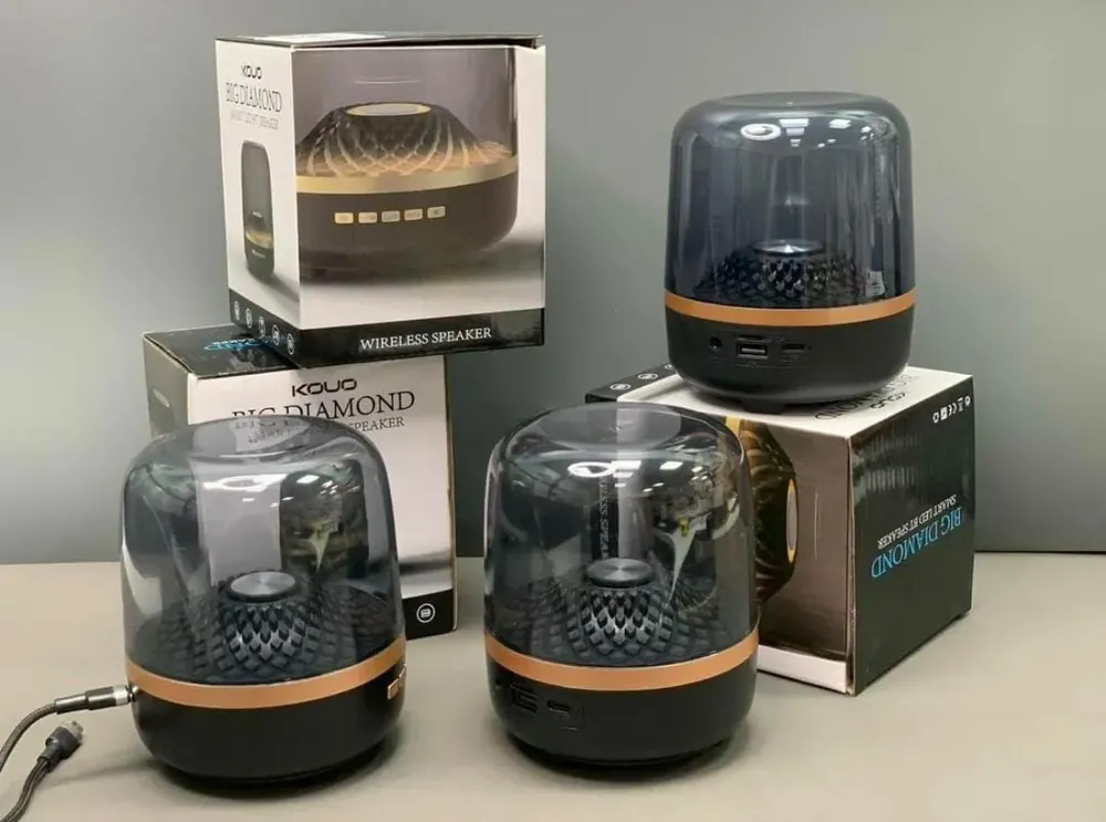 Głośnik Bezprzewodowy KOUO Big Diamond LED RGB Bluetooth Rabat