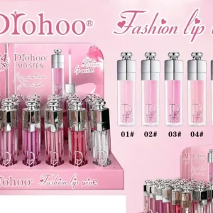 Dodaj do koszyka Błyszczyk do ust Diohoo Fashion Lip Wine nawilżający zestaw 24 szt.
