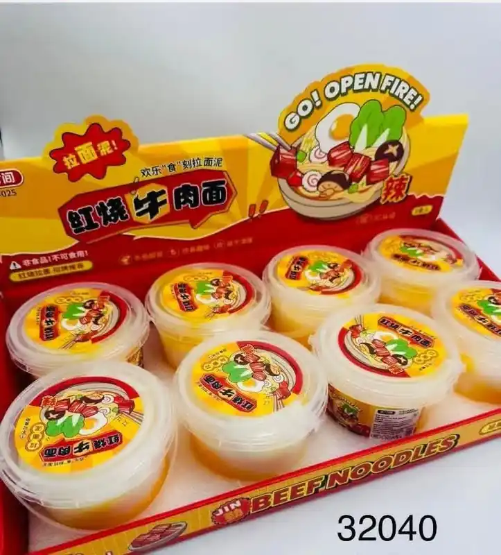 Zabawka Antystresowa Masa Plastyczna Ramen Beef Noodles 8szt Promocja