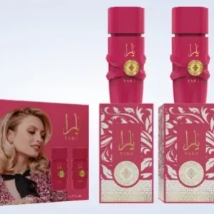 Zestaw Perfum Damskich Lattafa Yara 2x50ml Różowy Wysoka jakość