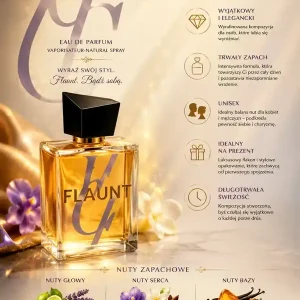 Super okazja Woda Perfumowana FLAUNT Unisex 100ml - Elegancki Zapach