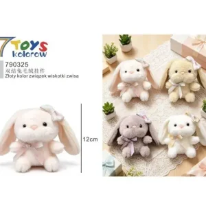 Maskotka Królik 12cm z Zawieszką Beżowy Taniej